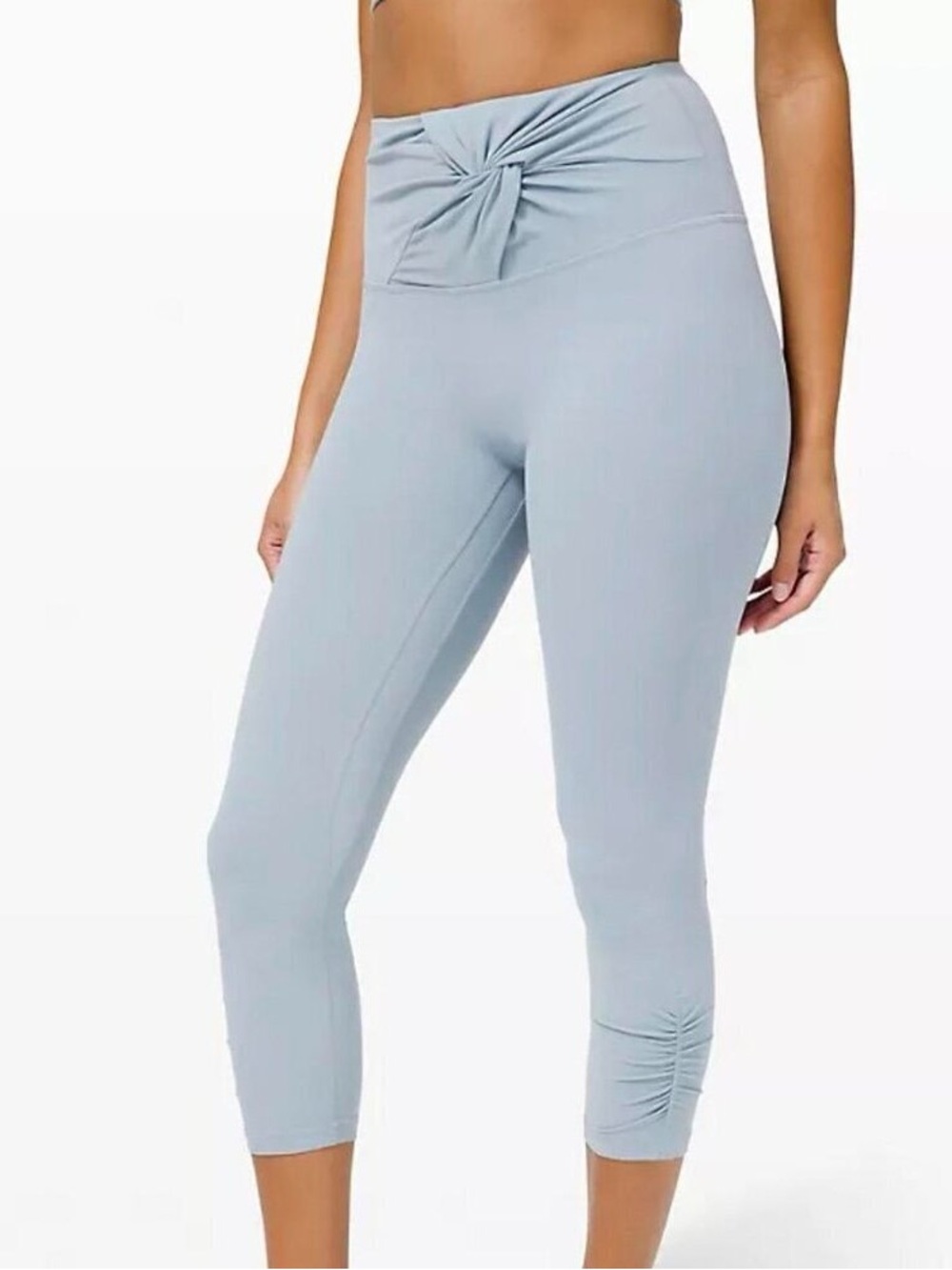 Lululemon Align High-Rise Crop 23" Twist Waist Leggings in Chambray size 6